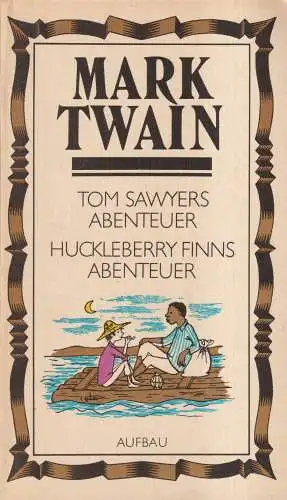 5 Bücher Mark Twain, Aufbau Verlag, Springfrosch, Bummel, Yankee, Abenteuer