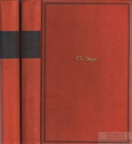 Buch: Die Geschichte des Gil Blas von Santillana, Le Sage, Alain Rene. 2 Bände