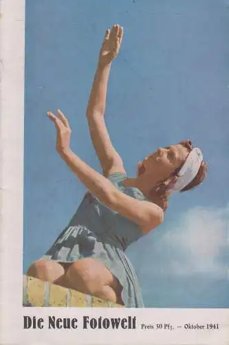 Die Neue Fotowelt Oktober 1941, Gerhard Isert, Karl Schilling, gebraucht, gut
