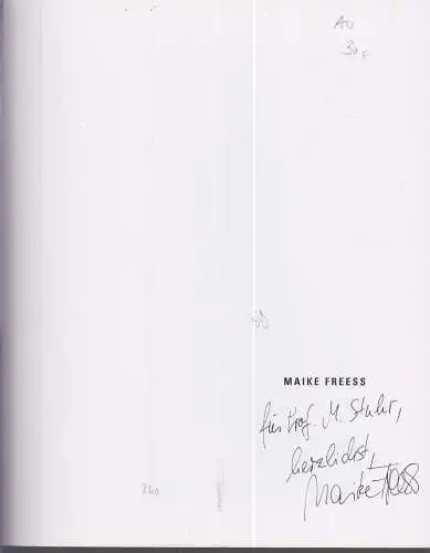 Buch: Maike Freess - Von blinder Gewissheit, Finckh, G. (Hg.), 2015, Kettler