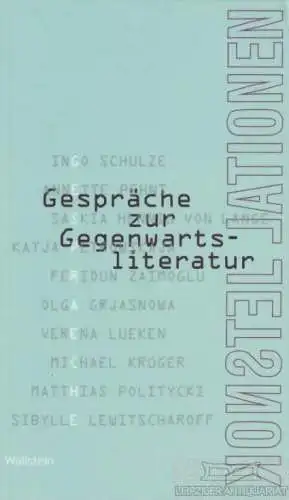 Buch: Konstellationen, Eden, Monika. 2018, Wallstein Verlag, gebraucht, sehr gut