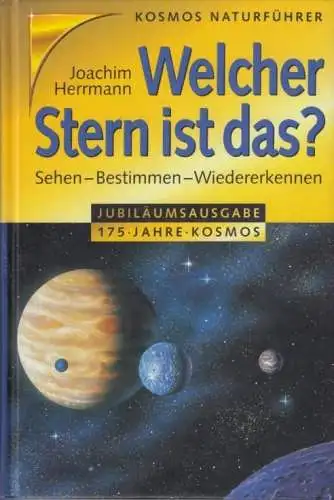 Buch: Welcher Stern ist das?, Herrmann, Joachim. Kosmos Naturführer, 1997