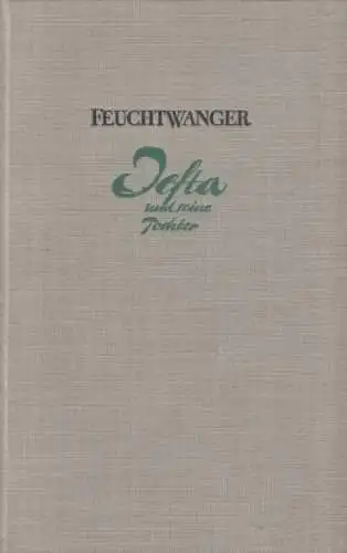 Buch: Jefta und seine Tochter, Feuchtwanger, Lion. 1957, Aufbau Verlag, Roman