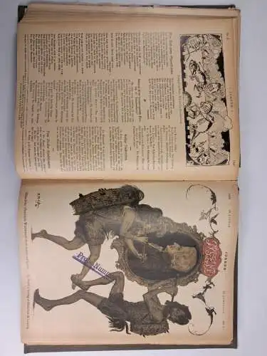 Jugend - Münchner Illustrierte Wochenschrift für Kunst und Leben 1898/99, unvoll