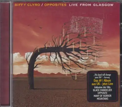 CD: Biffy Clyro, Opposites - Live from Glasgow. 2013, 14th Floor Records, Rock