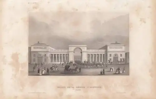 Palais de la Legion D Honneur. aus Meyers Universum, Stahlstich. Kunstgrafik