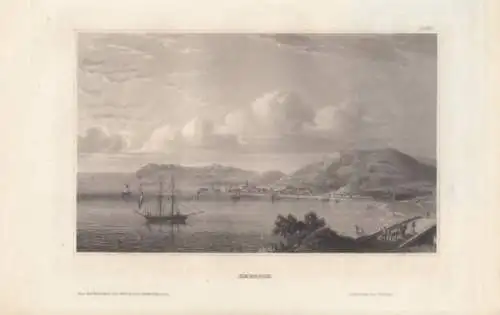 Kertsch. aus Meyers Universum, Stahlstich. Kunstgrafik, 1850, gebraucht, gut