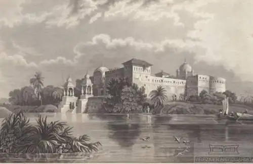 Perawa Malwa. aus Meyers Universum, Stahlstich. Kunstgrafik, 1850