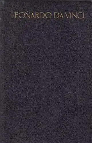Buch: Leonardo da Vinci, Mereschkowski, Dmitri. 1930, Verlag von Th. Knaur Nachf