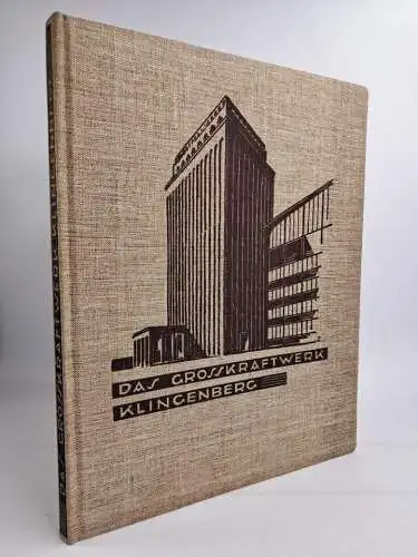 Buch: Das Großkraftwerk Klingenberg, Architekturgestaltung, R. Laube, Wasmuth