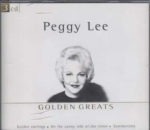 CD-Box: Peggy Lee, Golden Greats, 2002, Disky, 3 CDs, Jazz, Blues, Pop, sehr gut