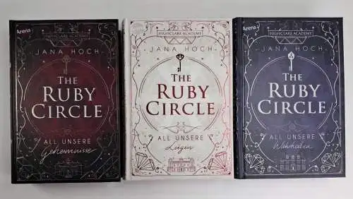 Buch: The Ruby Circle 1-3, Jana Hoch, Arena, Geheimnisse, Lügen, Wahrheiten