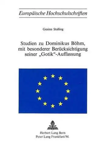 Buch: Studien zu Dominikus Böhm..., Stalling, Gesine, 1974, Herbert Lang