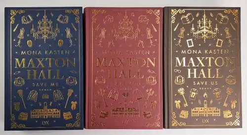 Buch: Maxton Hall Reihe 1-3, Mona Kasten, Lyx, Special Edition, Save me, you, us