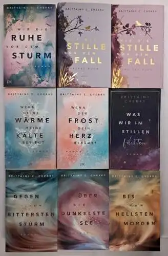 9 Bücher Brittainy C. Cherry: Chances, Coldest Winter, Compass, Problems