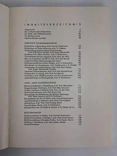 Buch: Holzhausbau - Technik und Gestaltung, Konrad Wachsmann, 1930, Wasmuth