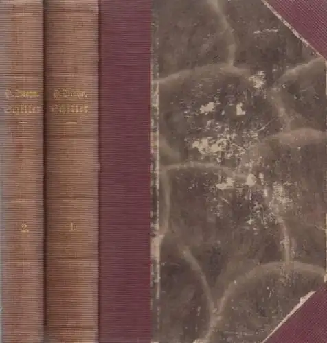 Buch: Schiller, Brahm, Otto. 2 Bände, 1888 ff, gebraucht, gut
