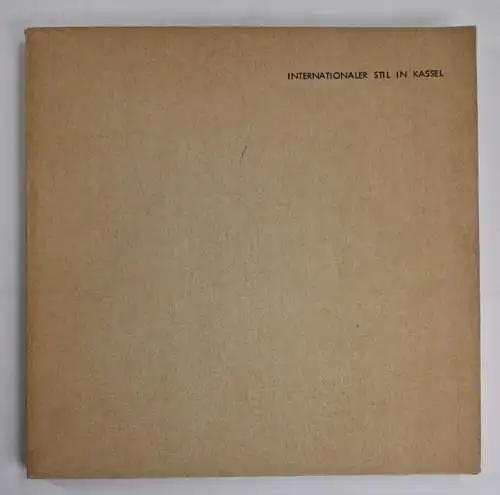 Buch: Internationaler Stil in Kassel, Jörg Katz, 1976, gebraucht, gut