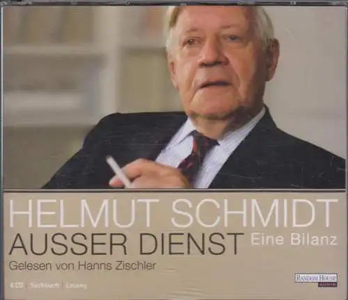 CD-Box: Helmut Schmidt - Außer Dienst. 2008, Gelesen von Hanns Zischler, 6 CDs