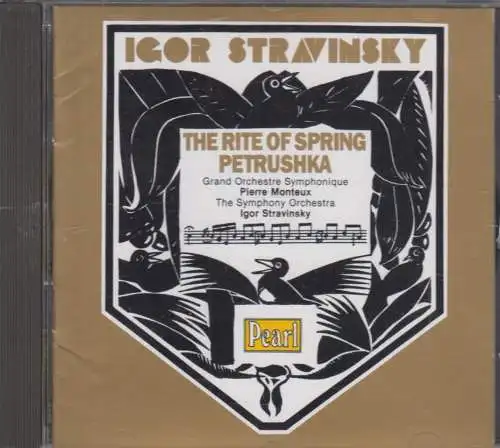 CD: Igor Stravinsky, The Rite of Spring Petrushka, Pearl, Musik, Klassik