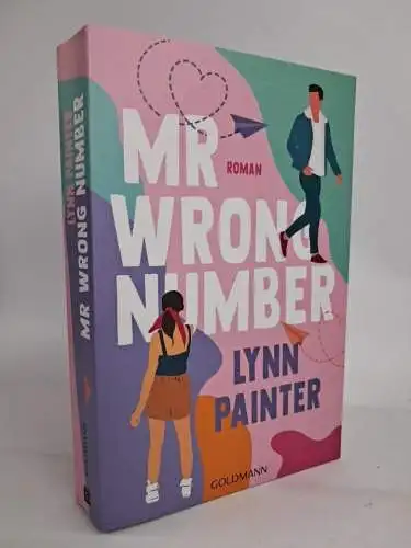 Buch: Mr Wrong Number, Roman, Lynn Painter, Goldmann, mit Farbschnitt, wie neu!
