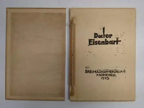 Buch: Doctor Eisenbart, anonym, 1923, Drei Masken, H. Holthoff u. A. Rademacher