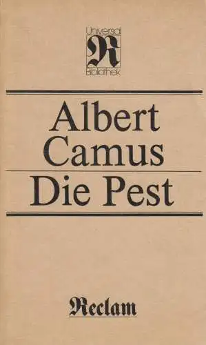 Buch: Die Pest. Camus, Albert, Reclams Universal-Bibliothek, 1984, gebraucht gut