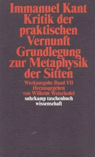 Buch: Kritik der praktischen Vernunft. Grundlegung zur Metaphysik der...  197608