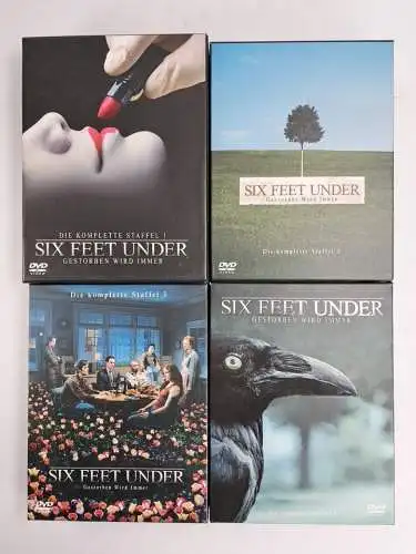 4 DVD-Boxen: Six Feet Under. Staffel 1-4, HBO, Alan Ball, Michael C. Hall