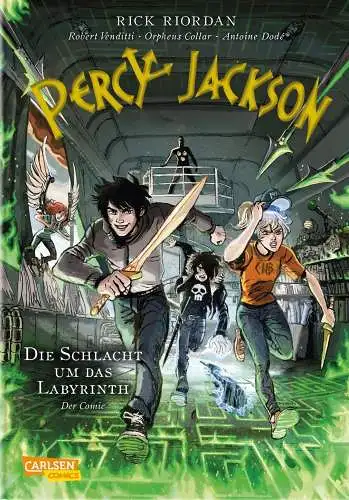 Comic: Percy Jackson, Riordan, Rick, 2019 Carlsen, Die Schlacht um das Labyrinth