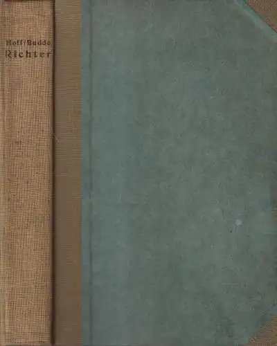 Buch: Adrian Ludwig Richter, Maler und Radierer. Hoff / Budde, 1922, G. Ragoczy'