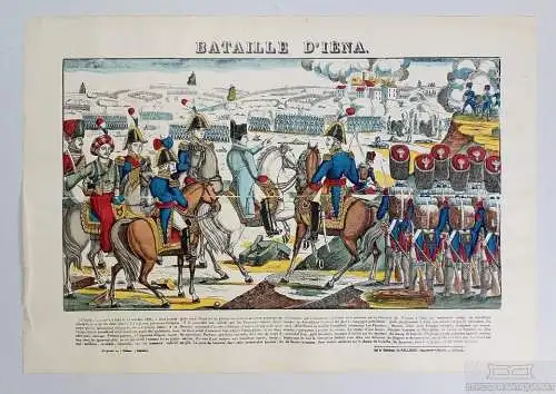 Bataille d'Iena, Georgin, Francois. Kunstgrafik, 1912, gebraucht, gut