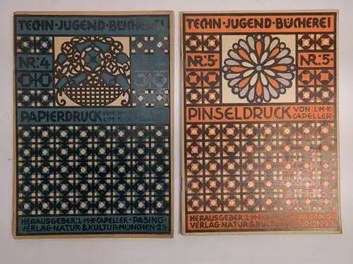 10 Hefte Technische Jugend-Bücherei: Nr. 1+2, 4-11, Capeller, Natur & Kultur