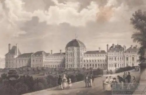 Der Tuillerien-Pallast in Paris. aus Meyers Universum, Stahlstich. Kunstg 266212