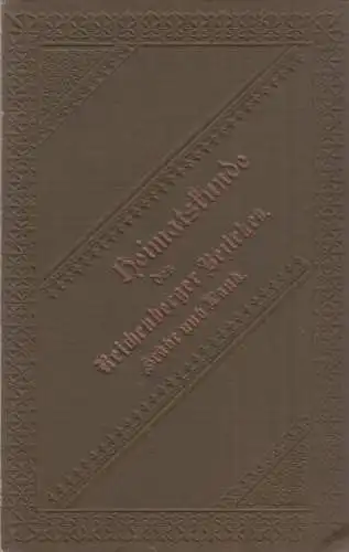 Buch: Heimatkunde des Reichenberger Bezirkes. Ressel, Anton Fr., 1904, Augusten