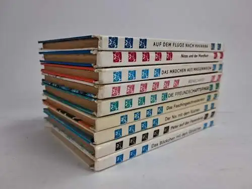 9x Die kleinen Trompeterbücher, Der Kinderbuchverlag, Böckchen,  Peter, Nix ...
