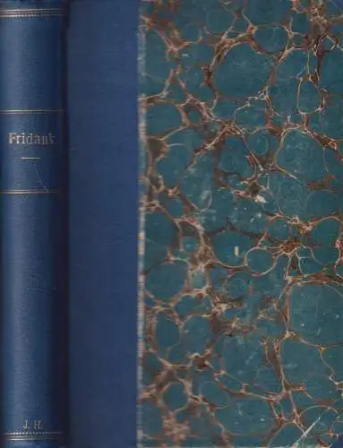 Buch: Fridankes Bescheidenheit, H. E. Bezzenberger, 1872, Verlag d. Waisenhauses