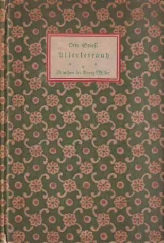 Buch: Allerleirauh, Novellen, Otto Stoessl, 1911, Georg Müller, gebraucht, gut