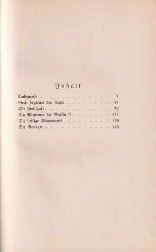 Buch: Allerleirauh, Novellen, Otto Stoessl, 1911, Georg Müller, gebraucht, gut
