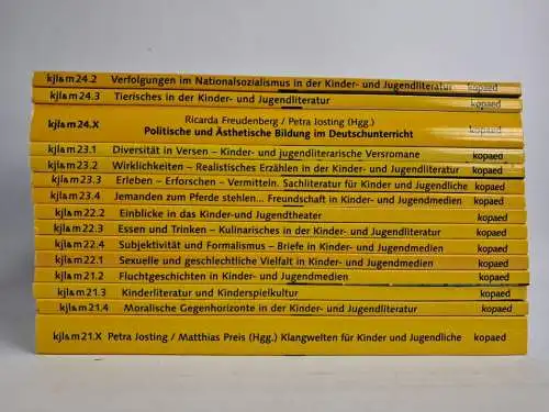 15 Bände kjl&m, AG Jugendliteratur und Medien, kopaed Verlag