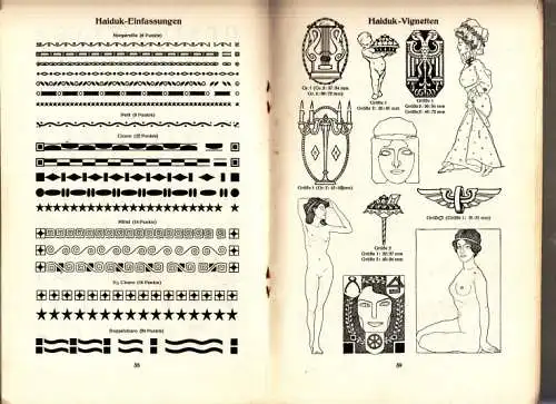 Buch: Alphabete und Ornamente für Skizzierzwecke, Bauersche Giesserei