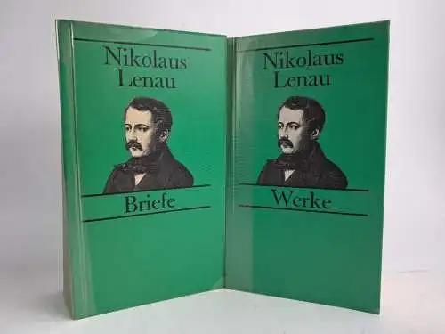 Buch: Nikolaus Lena - Sämtliche Werke und Briefe, 2 Bände, 1971, Insel Verlag