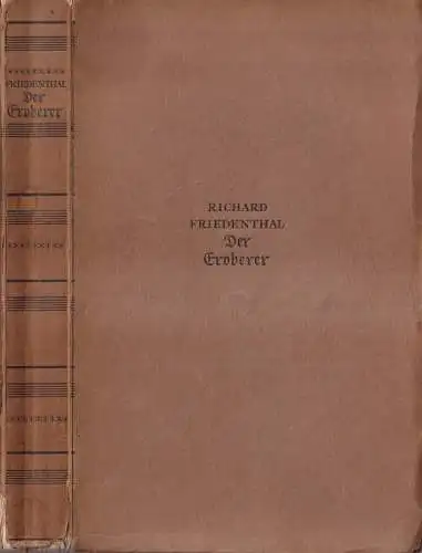 Buch: Der Eroberer, Ein Cortes-Roman, Richard Friedenthal, 1929, Insel Verlag
