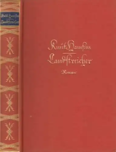 Buch: Landstreicher, Hamsun, Knut. 1928, Albert Langen Verlag, Roman