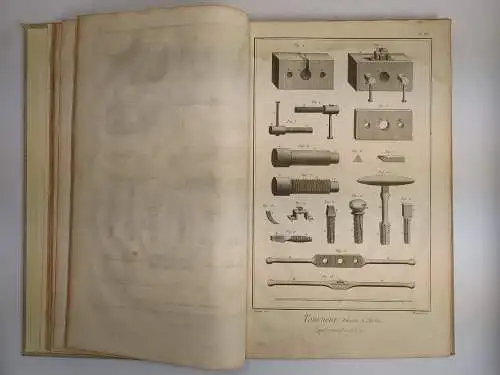 Buch: Drechsler - Tourneur et tour a figure, 1760, Diderot / d'Alembert