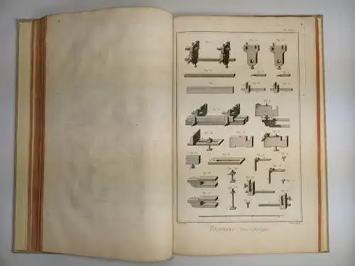 Buch: Drechsler - Tourneur et tour a figure, 1760, Diderot / d'Alembert