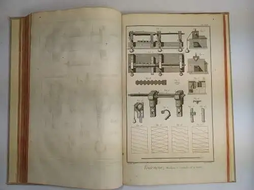 Buch: Drechsler - Tourneur et tour a figure, 1760, Diderot / d'Alembert