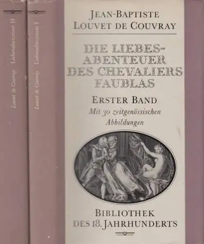 Buch: Die Liebesabenteuer des Chevaliers Faublas, Couvray. 2 Bände, 1984