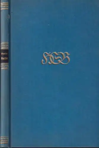Buch: Katte, Burte, Hermann, 1931, H. Haessel Verlag, Schauspiel in 5 Aufzügen