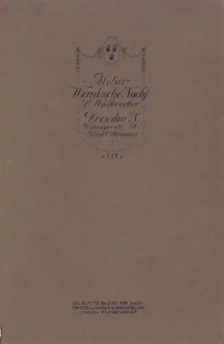 Fotografie Wendsche, Dresden - Portrait bürgerliches Paar mit Buch, Fotografie